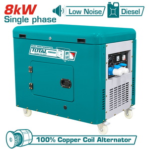 TOTAL Silent diesel generator 8.000W (TP280001)