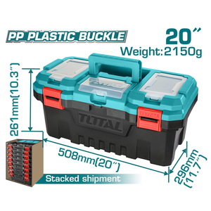 ΤΟΤΑΛ Plastic Tool Box 20" (TPBX0201)