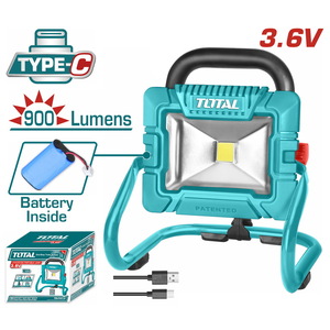 TOTAL Lithium-ion portable lamp 3.6V (TRLF4415)