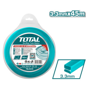 TOTAL TRIMMER LINE SQUARE 3.3mm - 45m (TSL3345)