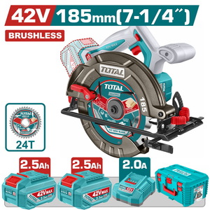 TOTAL Cordless circular saw (TSLI4218512E) 