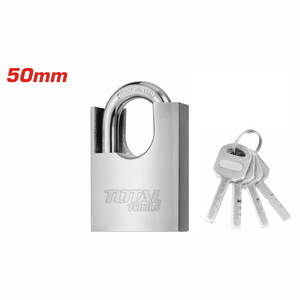 TOTAL Anti-prying steel padlock 50mm (TSLK35501)
