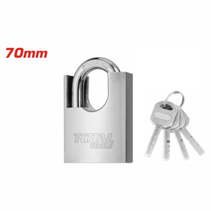 TOTAL Anti-prying steel padlock 70mm (TSLK35701)